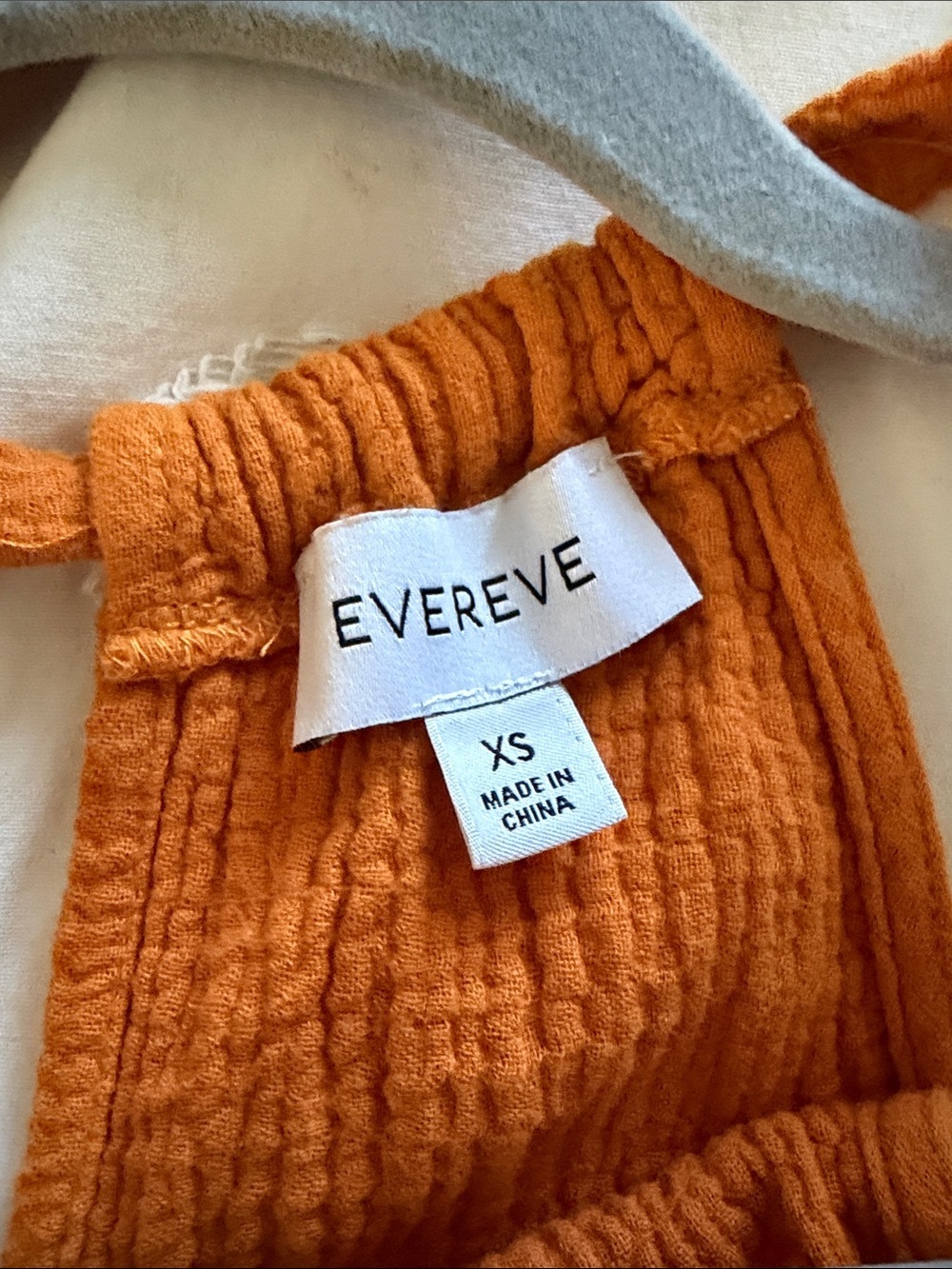 Evereve Asher gauzy Midi Dress in Tangerine Orange XS - Picture 6 of 6